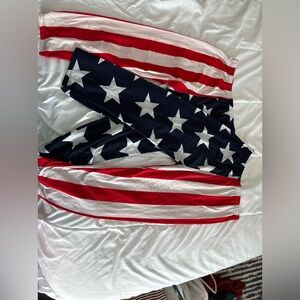 American flag leggings